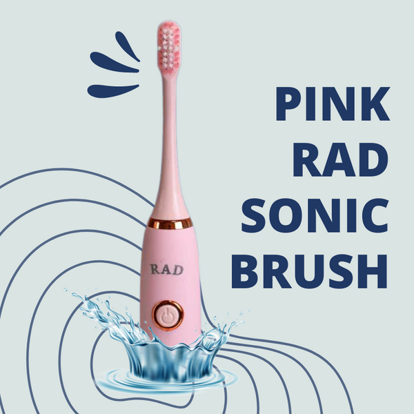 sonic brush アダルトサイズ　ピンク Rad Sonic Brush: Advanced Oral Care by Rad Health Inc.